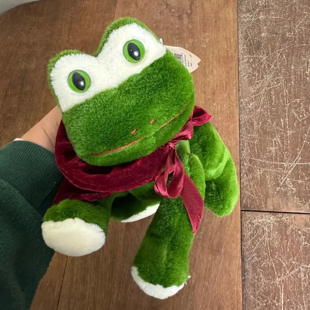 TY Beanie Babies King 1993 NWT posable frog Stuffed animal Attic‎ Treasures
